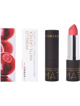 Korres Morello Matte Lipstick 49 Watemelon Sorbet