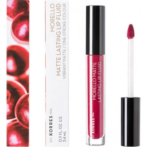 Korres Morello Matte Lasting Lip Fluid 74 Fig