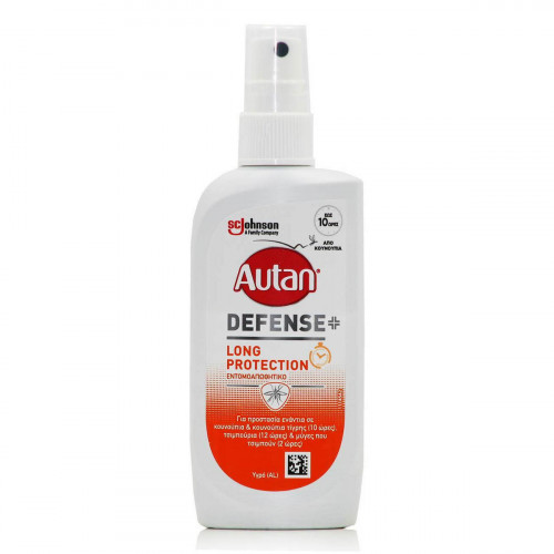 Autan Defense+ Εντομοαπωθητική Λοσιόν σε Spray Long Protection Κατάλληλη για Παιδιά 100ml