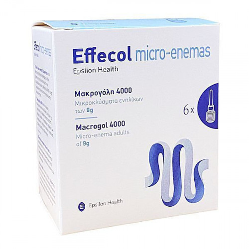 Epsilon Health Micro-Enemas Macrogol 4000 6 x 9gr  Epsilon Health Micro-Enemas Macrogol 4000 6 x 9gr