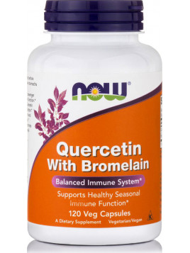 Now Foods Quercetin with Bromelain Προβιοτικά 120 φυτικές κάψουλες