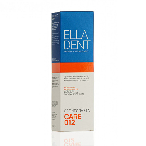 EllaDent Care 012 κατά της Πλάκας και της Κακοσμίας 75ml  EllaDent Care 012 κατά της Πλάκας και της Κακοσμίας 75ml