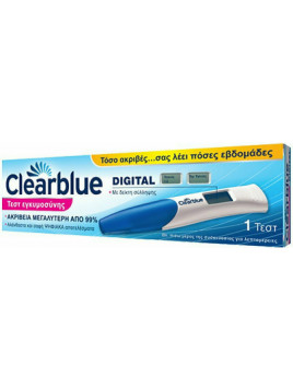 Clearblue 1τμχ Ψηφιακό Τεστ Εγκυμοσύνης με Δείκτη Σύλληψης