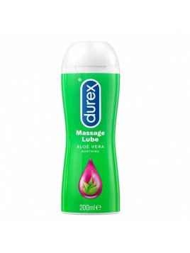 Durex Λιπαντικό Τζελ Για Μασάζ Aloe Vera Durex 200ml  Durex Λιπαντικό Τζελ Για Μασάζ Aloe Vera Durex 200ml