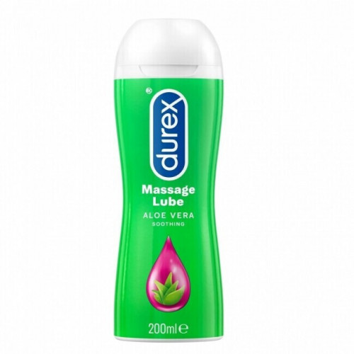 Durex Λιπαντικό Τζελ Για Μασάζ Aloe Vera Durex 200ml  Durex Λιπαντικό Τζελ Για Μασάζ Aloe Vera Durex 200ml