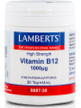 Lamberts Vitamin B12 Βιταμίνη για την Υγεία του Νευρικού Συστήματος 1000mcg 30 ταμπλέτες