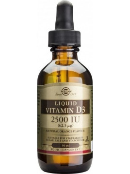 Solgar Liquid Vitamin D3 Βιταμίνη για Ανοσοποιητικό 2500iu Πορτοκάλι 59ml