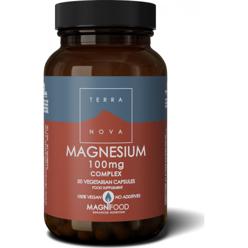 TerraNova Magnesium Complex 100mg 50 φυτικές κάψουλες  TerraNova Magnesium Complex 100mg 50 φυτικές κάψουλες