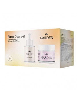 Garden Face Duo Σετ Περιποίησης για Αντιγήρανση Αντιριτυδικη Κρέμα και Ορός Βιταμίνη C