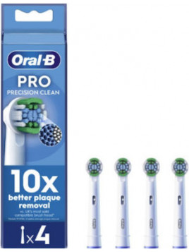 Oral-B Pro Precision Clean Ανταλλακτικές Κεφαλές για Ηλεκτρική Οδοντόβουρτσα 261727 4τμχ